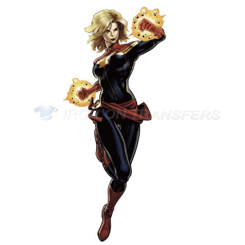 Captain Marvel Iron-on Stickers (Heat Transfers)NO.5849